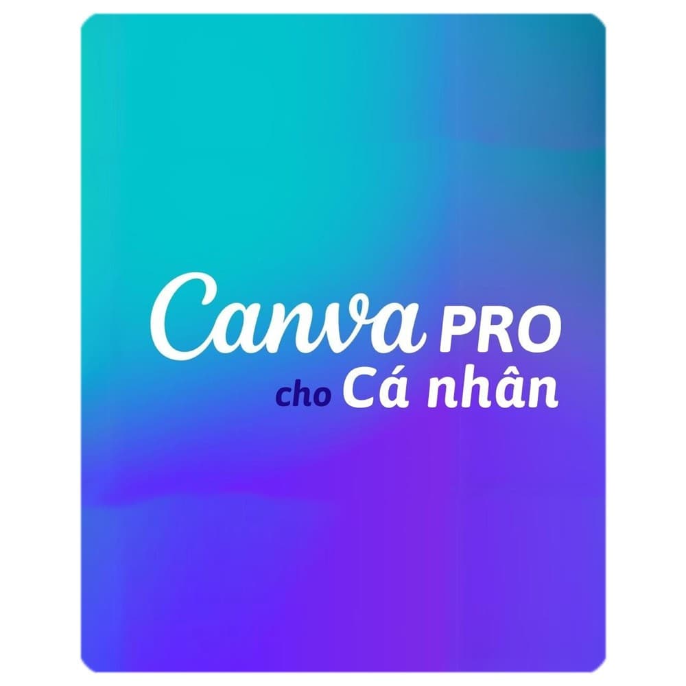 Nâng cấp Canva pro cá nhân chính hãng 1 năm (1 user)